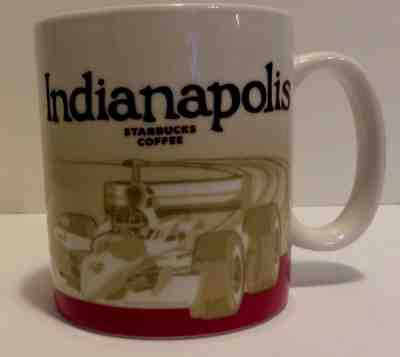 Indianapolis Starbucks 2010 Collector Series Mug 16 oz. Indy 500 City Tea Cup - Sold on eBay Feb, 4th 2019 for $21.00