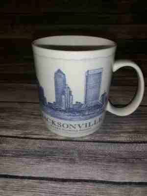 STARBUCKS JACKSONVILLE FL 2007 Architecture Series Skyline Mug 18oz  Coffee Cup  - Sold on eBay Feb, 3rd 2019 for $13.00