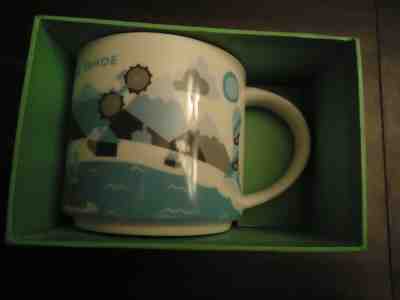 NEW STARBUCKS 14oz YAH YOU ARE HERE LAKE TAHOE CUP MUG  - Sold on eBay Feb, 10th 2019 for $35.00
