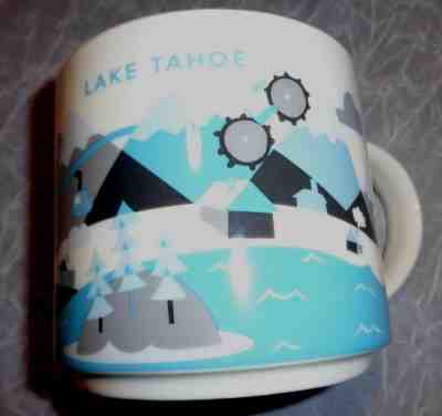 NEW Starbucks You Are Here YAH Collection- LAKE TAHOE 14oz Mug 2013 - Sold on eBay Feb, 10th 2019 for $26.95