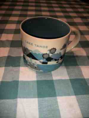 STARBUCKS MUG LAKE TAHOE NEVADA YOU ARE HERE SERIES 14OZ  - Sold on eBay Jan, 31st 2019 for $24.50