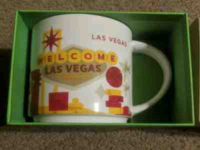 Starbucks LAS VEGAS Coffee Mug 2015 "You Are Here" Collection YAH 14 oz - Sold on eBay Feb, 9th 2019 for $10.99