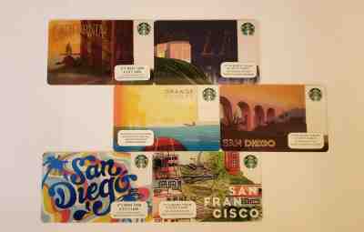 Starbucks California, LA, OC, San Diego, San Fran Gift Cards  - Sold on eBay Feb, 13th 2019 for $10.00