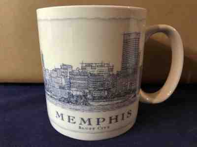 2007 Starbucks Memphis Bluff City 18 fl. oz. Coffee Mug  - Sold on eBay Feb, 14th 2019 for $5.50