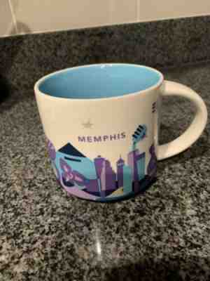 Starbucks Coffee Mug 2017 MEMPHIS You Are Here Mug 14 oz - Sold on eBay Feb, 2nd 2019 for $20.00