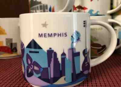Starbucks YOU ARE HERE ~MEMPHIS~ RETIRED - City Mug - - Sold on eBay Jan, 31st 2019 for $22.00