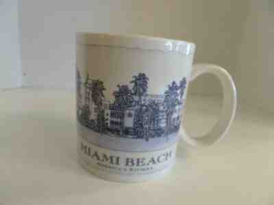 Starbucks Architect Series Collector's Mug White/Blue 18oz 2008 Miami Beach - Sold on eBay Feb, 8th 2019 for $18.99