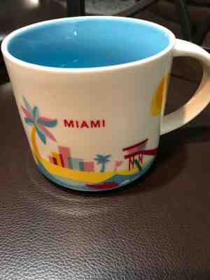 Starbucks mug Miami new without box - Sold on eBay Feb, 5th 2019 for $5.50