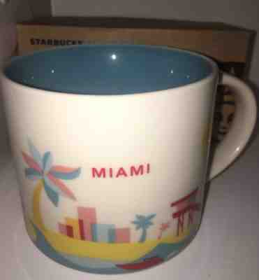 New Starbucks Wish You Were Here Collection Coffee Mug - Miami - Sold on eBay Jan, 27th 2019 for $19.99