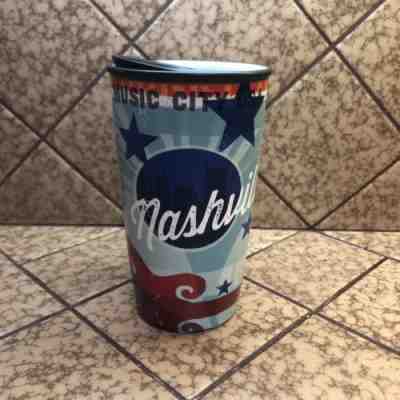 Starbucks Ceramic Double Wall State Collectors Nashville Travel Tumbler w/Lid - Sold on eBay Feb, 13th 2019 for $15.00