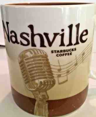 Starbucks Mug Nashville Global Icon series 2011 16 ounces - Sold on eBay Feb, 3rd 2019 for $24.90