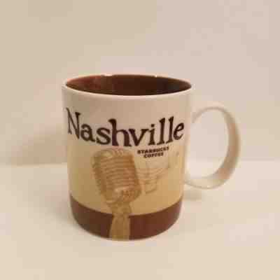Starbucks NWOT Nashville Tennessee Global Icon mug cup Original 16oz Microphone - Sold on eBay Jan, 30th 2019 for $29.95