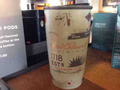 2018 Starbucks NEW ORLEANS 300th Anniversary Tricentennial 12oz Ceramic Tumbler - Sold on eBay Feb, 6th 2019 for $37.95