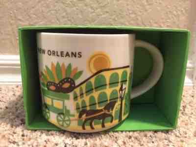 NEW Starbucks New Orleans You Are Here Limited Edition Coffee Mug 14oz - Sold on eBay Feb, 5th 2019 for $20.00