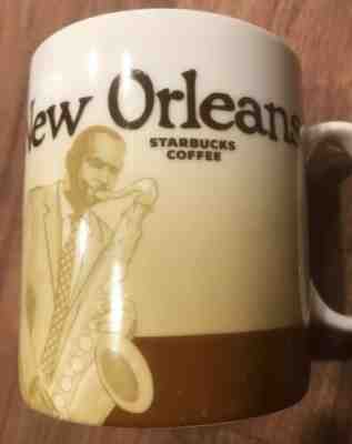 2011 Starbucks NEW ORLEANS Global Icon 16 oz Coffee Mug Cup CITY SERIES JAZZ - Sold on eBay Feb, 3rd 2019 for $33.02