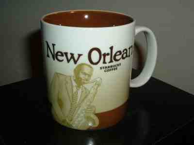 Starbucks New Orleans Global Icon Mug Collector Series 2009 Jazz Blues  - Sold on eBay Feb, 3rd 2019 for $26.99