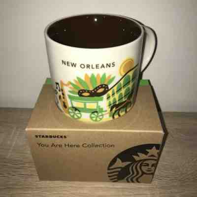 Starbucks New Orleans YAH You Are Here 14oz Mug DISCONTINUED - NEW IN BOX - Sold on eBay Feb, 1st 2019 for $20.50