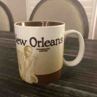 Starbucks Coffee Mug Collector Series New Orleans 2009 -Jazz Series-Pumpkin Time - Sold on eBay Jan, 31st 2019 for $15.00