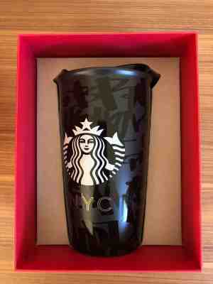 Starbucks 2015 Dot Collection NYC Tumbler Black New York NIB!!! - Sold on eBay Feb, 10th 2019 for $40.00