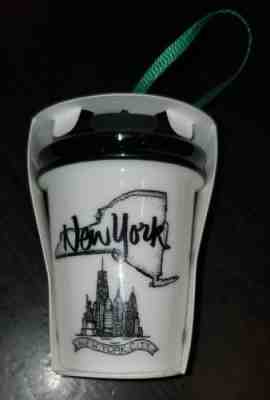 STARBUCKS US CERAMIC ORNAMENT “LOCAL NEW YORK” UPSTATE NY 2017 CHRISTMAS NYC LTD - Sold on eBay Feb, 7th 2019 for $13.11