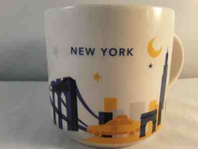 Starbucks New York City NYC "You Are Here" Collection Coffee Cup Mug 14 Oz  2014 - Sold on eBay Feb, 6th 2019 for $24.99