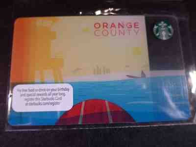 2012 Starbucks Card - Orange County - Sold on eBay Feb, 8th 2019 for $1.99