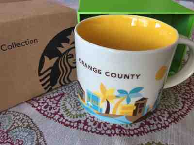 Starbucks Orange County City Mug You Are Here Collection 14 fl oz NEW IN BOX  - Sold on eBay Jan, 28th 2019 for $18.00
