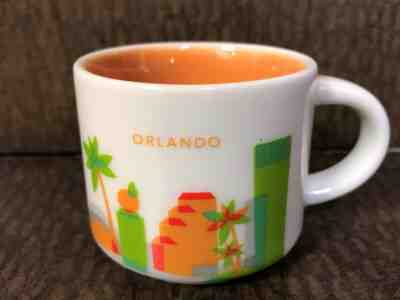 2015 Orlando Florida Starbucks You Are Here Mini Ornament 2 oz Espresso Mug - Sold on eBay Feb, 10th 2019 for $19.99