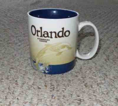 STARBUCKS  MUG ORLANDO 2008 COLLECTOR SERIES 16 oz  - Sold on eBay Feb, 9th 2019 for $10.00