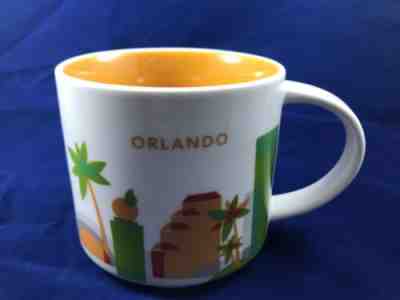 Starbucks "You Are Here" -ORLANDO, Florida - 14 Ounce Mug - 2013 - Sold on eBay Feb, 6th 2019 for $11.00