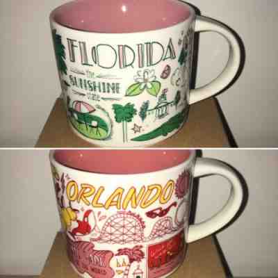 Starbucks Mug Orlando & Florida - Lot of 2 Been There Mugs Brand New with Tags - Sold on eBay Feb, 1st 2019 for $41.50