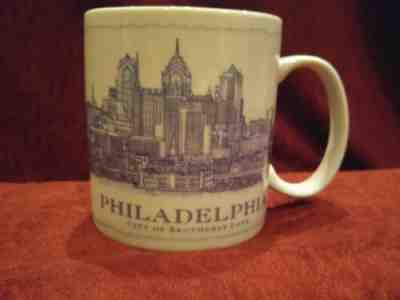 Starbucks 2008 Architect Series Mug ~ Philadelphia ~ 18 fl oz  - Sold on eBay Feb, 14th 2019 for $7.99