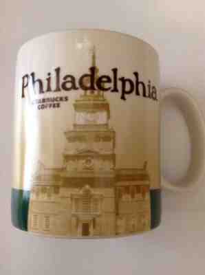 PHILADELPHIA Starbucks Coffee Mug Cup Year 2009 City Collector Series 16 oz - Sold on eBay Feb, 7th 2019 for $19.95