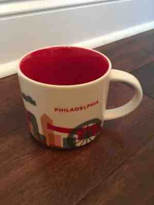 Starbucks Philadelphia You are Here YAH Collector Mug 2014 Discontinued Philly - Sold on eBay Feb, 5th 2019 for $24.00