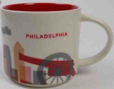 Starbucks You Are Here Mug Cup Philadelphia 14oz Brand New - Sold on eBay Feb, 5th 2019 for $15.40