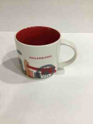 Starbucks Philadelphia You are Here YAH Collector Mug 2014 Discontinued Philly - Sold on eBay Feb, 2nd 2019 for $7.00