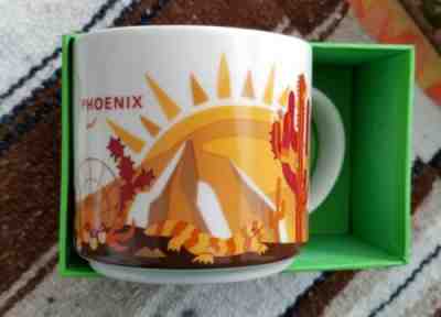 Starbucks PHOENIX AZ City Cup Mug "You Are Here" YAH Collection 14 Oz - Sold on eBay Feb, 12th 2019 for $12.00