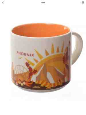 Starbucks PHOENIX AZ City Cup Mug "You Are Here" YAH Collection 14 Oz 2014 - Sold on eBay Feb, 9th 2019 for $10.00