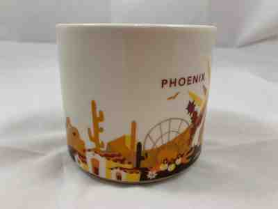 STARBUCKS Phoenix Arizona You Are Here Collection YAH Coffee Mug Cup Oct 2014 - Sold on eBay Feb, 1st 2019 for $23.95