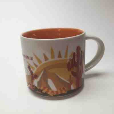 Starbucks PHOENIX AZ City Cup Mug "You Are Here" YAH Collection 14 Oz 2014 - Sold on eBay Jan, 30th 2019 for $8.00