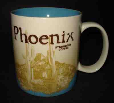 Starbucks 16-oz PHOENIX Arizona GLOBAL ICON COFFEE MUG TEA CUP City Ceramic 2012 - Sold on eBay Jan, 27th 2019 for $17.99
