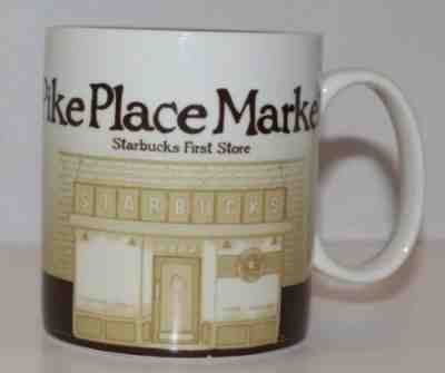 Starbucks Pike Place Market 2008 Collector Series Icon Coffee Mug 16 oz - Sold on eBay Feb, 14th 2019 for $12.00