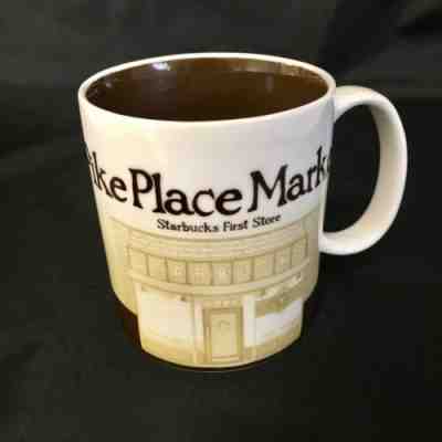 STARBUCKS Pikes Place Market 1st Store Coffee Mug Cup 16 Ounces 2011 Tea Coco - Sold on eBay Feb, 2nd 2019 for $7.00