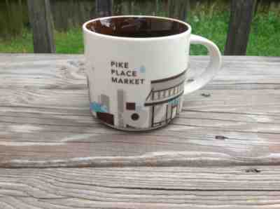 STARBUCKS "YOU ARE HERE PIKE MARKET PLACE" 2013 14 FL Oz. COFFE MUG - Sold on eBay Jan, 31st 2019 for $10.00