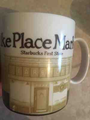 Starbucks Pike Place Market Icon Coffee Mug - Collector Series, Orig. 2008  - Sold on eBay Jan, 30th 2019 for $13.00