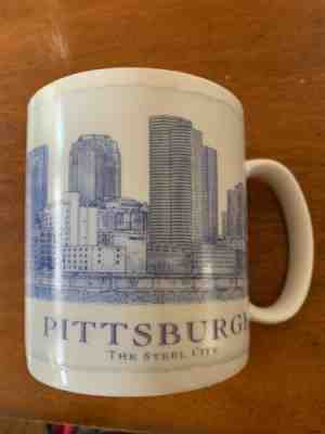 RARE! Starbucks 18oz Ceramic Coffee Mug, Architect Series Pittsburgh - Sold on eBay Feb, 10th 2019 for $7.50