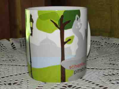 Starbucks Mug Schenley Park Pittsburgh You Are Here 2007 180z. Rare