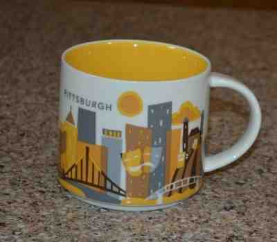 Starbucks You Are Here Collectors Coffee Tea Cup Mug Pittsburgh PA 2016 - Sold on eBay Jan, 25th 2019 for $16.99