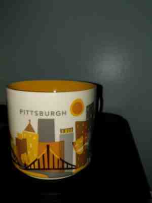 Starbucks PITTSBURGH You Are Here (YAH) 14oz Mug Cup NEW IN BOX, 2017 - Sold on eBay Jan, 23rd 2019 for $12.99