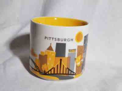 Starbucks Mug Pittsburgh You are Here Collection 2013 14 oz Coffee NEW  - Sold on eBay Jan, 22nd 2019 for $24.98